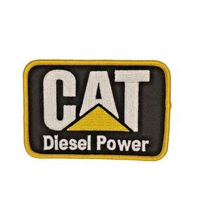 CAT Caterpillar Diesel Power Embroidered 3in Iron / Sew-On Patches